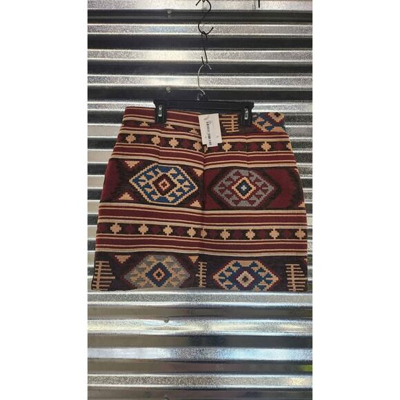 Blue buttercup Aztec skirt - Picture 2 of 5